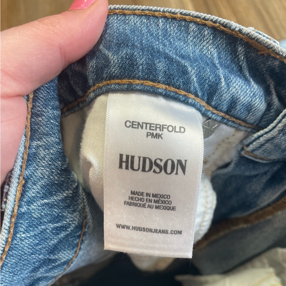 Hudson Centerfold Extreme High-Rise Super Skinny Ankle Jeans "Peacemaker" wash - Picture 9 of 13